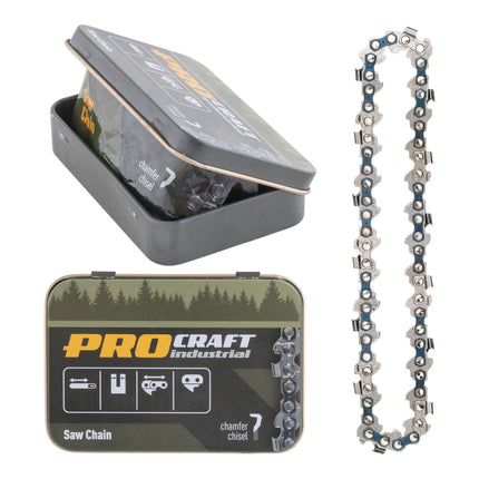 Procraft Industrial P 1 4 46 Saegekette 8 203 mm 1 4 1 1 mm 46 TG in Metallbox fuer Kettensaege  0 - toolbrothers