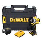DeWalt DCF 921 D1T Akku Schlagschrauber 18 V 400 Nm 1 2 Brushless 1x Akku 2 0 Ah Ladegeraet TSTAK 0 - toolbrothers