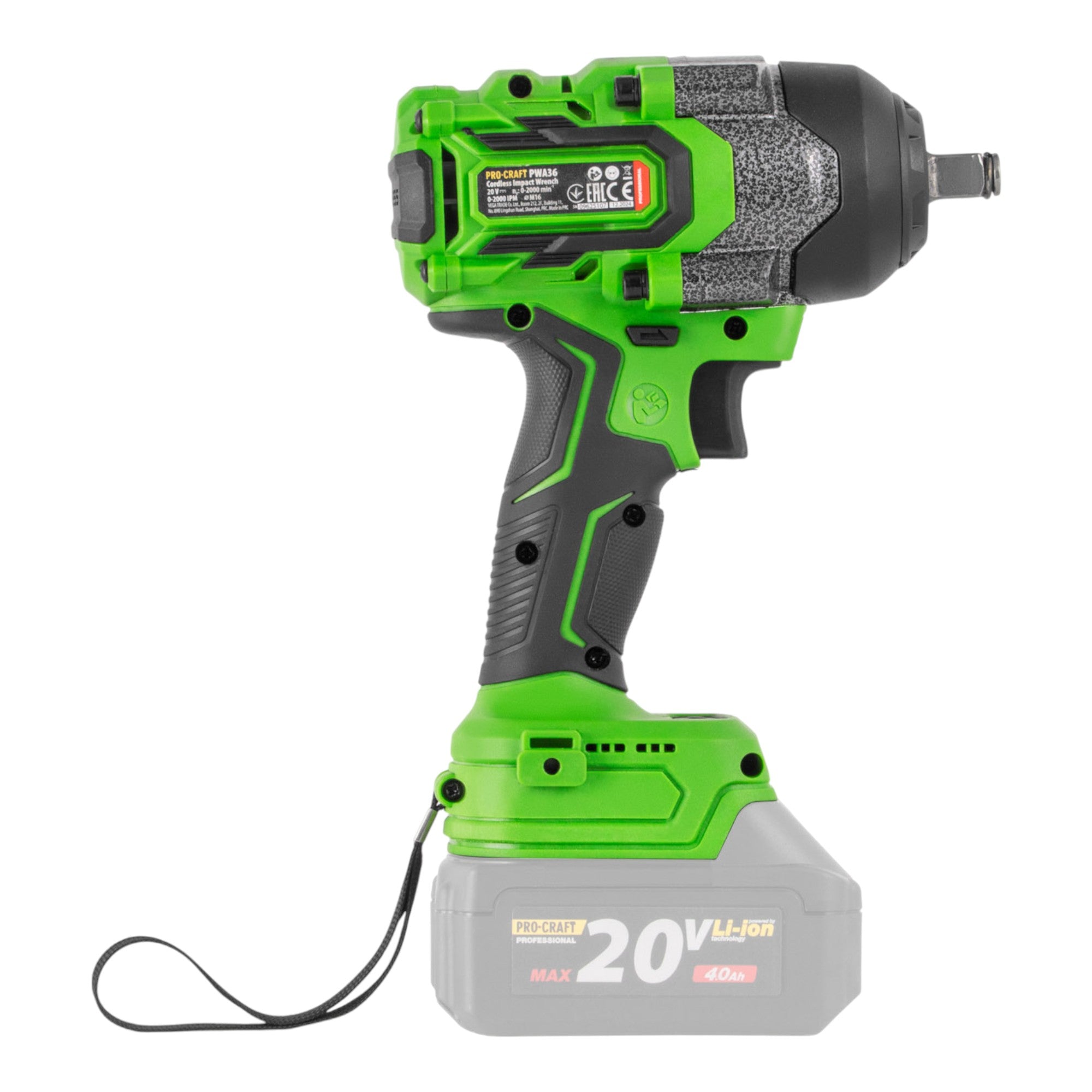 Procraft PWA36bb Akku Schlagschrauber 20 V 850 Nm 1 2 Brushless 1x Akku 2 0 Ah RHINO Toolcase ohne Ladegeraet 4 - toolbrothers