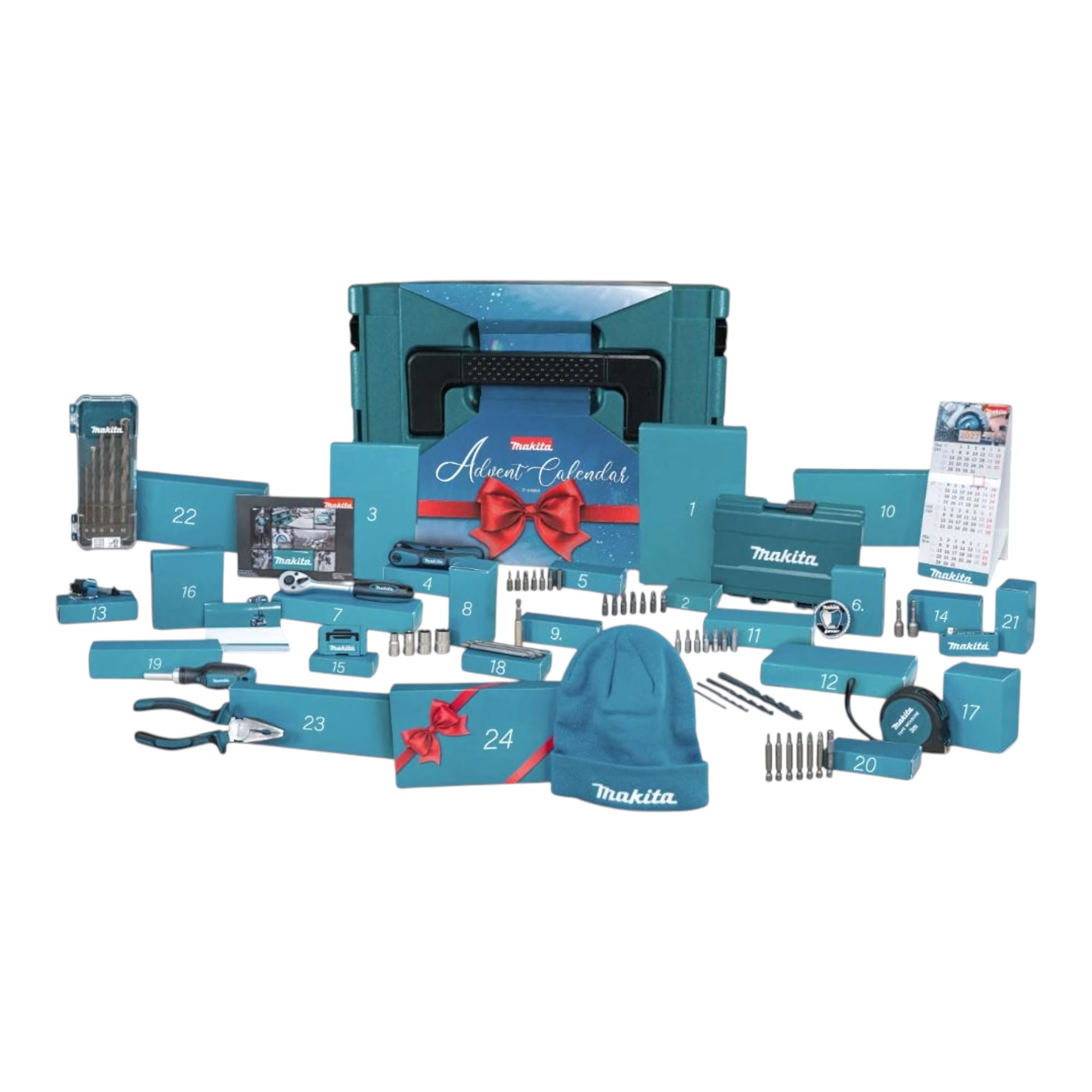 Makita Adventskalender 2026 im MAKPAC P 84888 24 Tuerchen voller Power berraschungen und Fanliebe 0 - toolbrothers