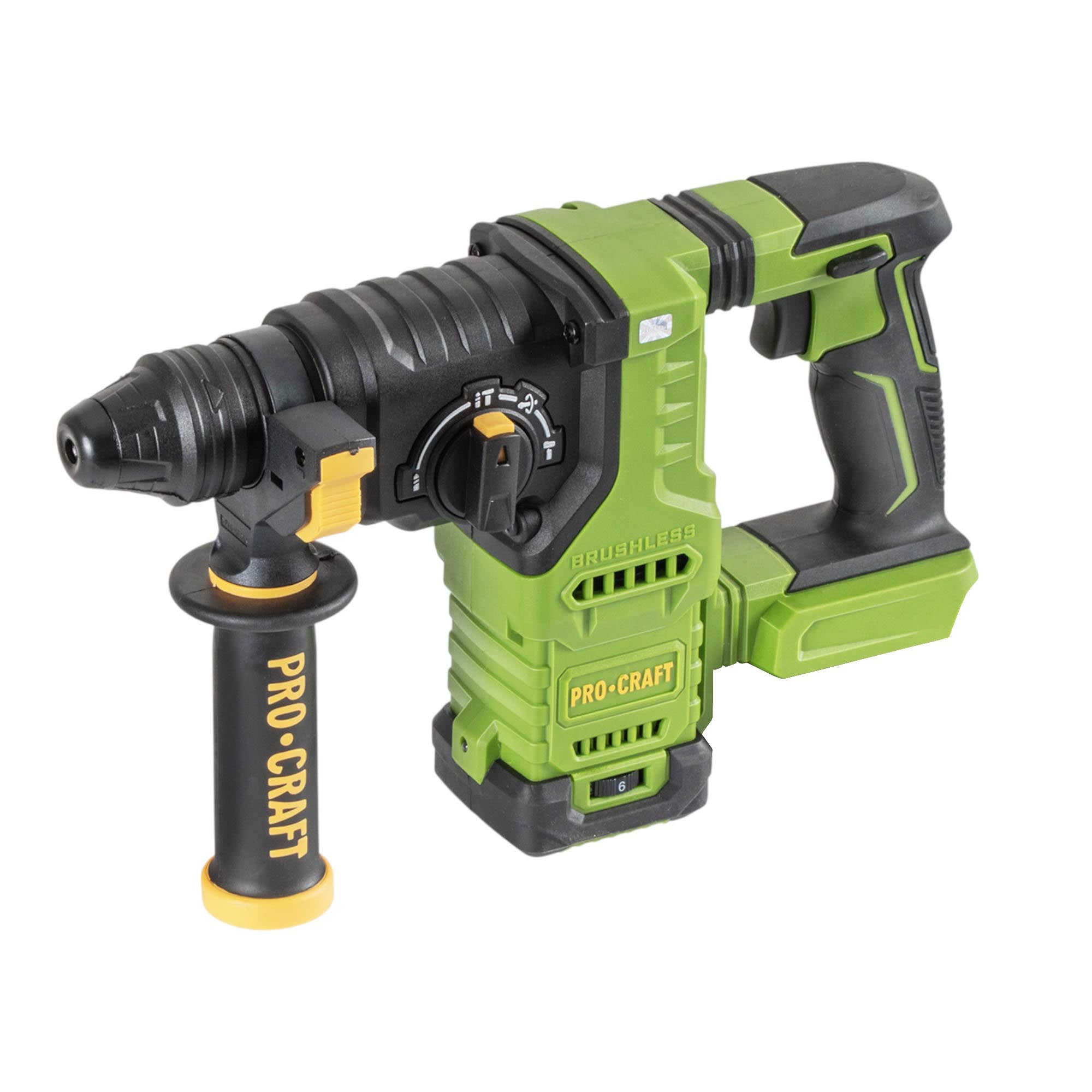 Procraft PHA30 bb c Akku Bohrhammer 20 V 2 8 J SDS plus Brushless 1x Akku 2 0 Ah Koffer ohne Ladegeraet 1 - toolbrothers