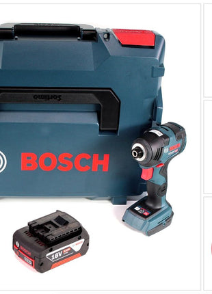 Bosch GDR 18 V-200 C Akku Drehschlagschrauber 18 V 1/4" in L-Boxx + 1 x 5,0 Ah Akku - ohne Ladegerät - Toolbrothers