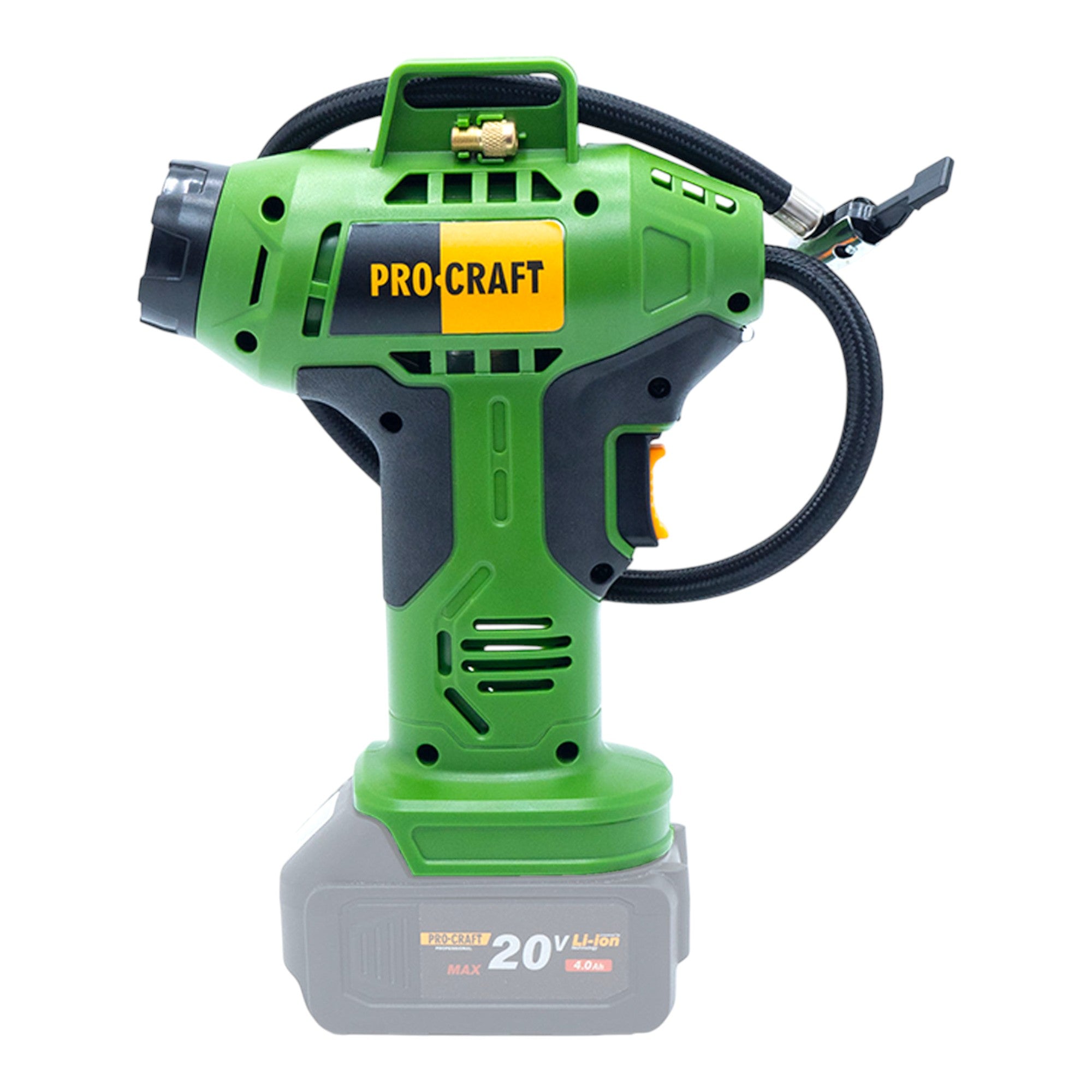 Procraft LK20 Akku Kompressor 20 V 11 bar 1x Akku 4 0 Ah RHINO Toolcase ohne Ladegeraet 2 - toolbrothers