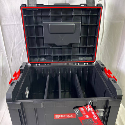 Qbrick System PRO Toolbox 2 0 stapelbar 450 x 334 x 240 mm 19 l IP54 Unvollstaendig 1 - toolbrothers