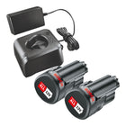 Bosch Starter Set 12V GAL 12V 20 Schnell Ladegeraet 2x PBA 12V 2 0Ah O B Akku 2 0 Ah 0 - toolbrothers