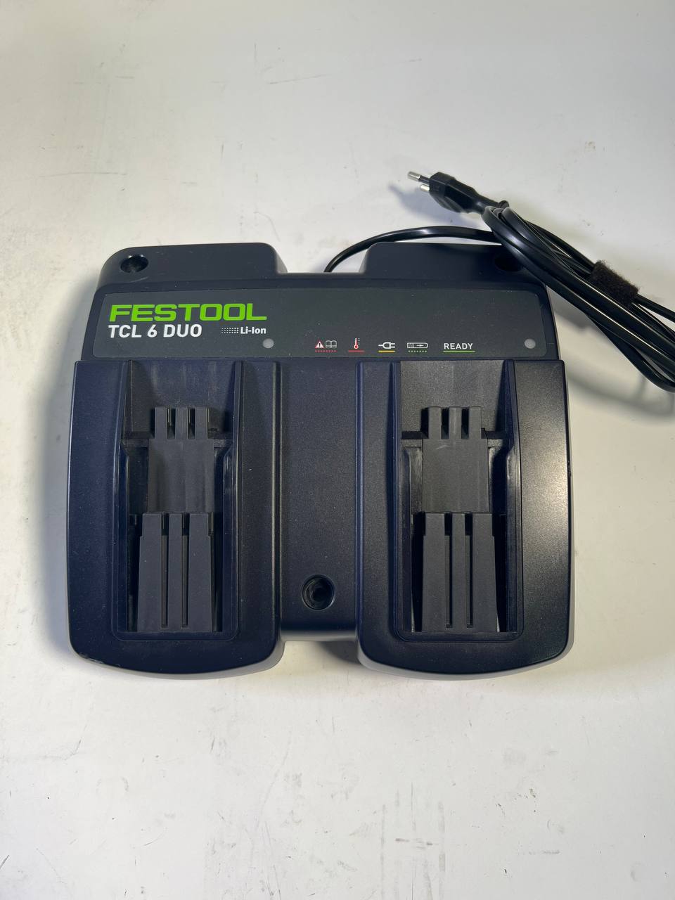 Festool TCL 6 DUO Doppel Schnellladegeraet 10 8 V 18 V 2x 6 A 577017 Gebraucht 0 - toolbrothers