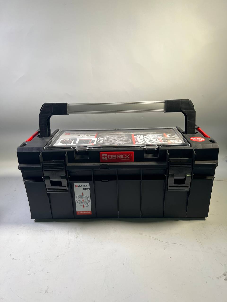 Qbrick System PRO 600 Expert Werkzeugkoffer modularer Organizer 545 x 270 x 246 mm 22 l stapelbar IP54 Beschaedigt 0 - toolbrothers