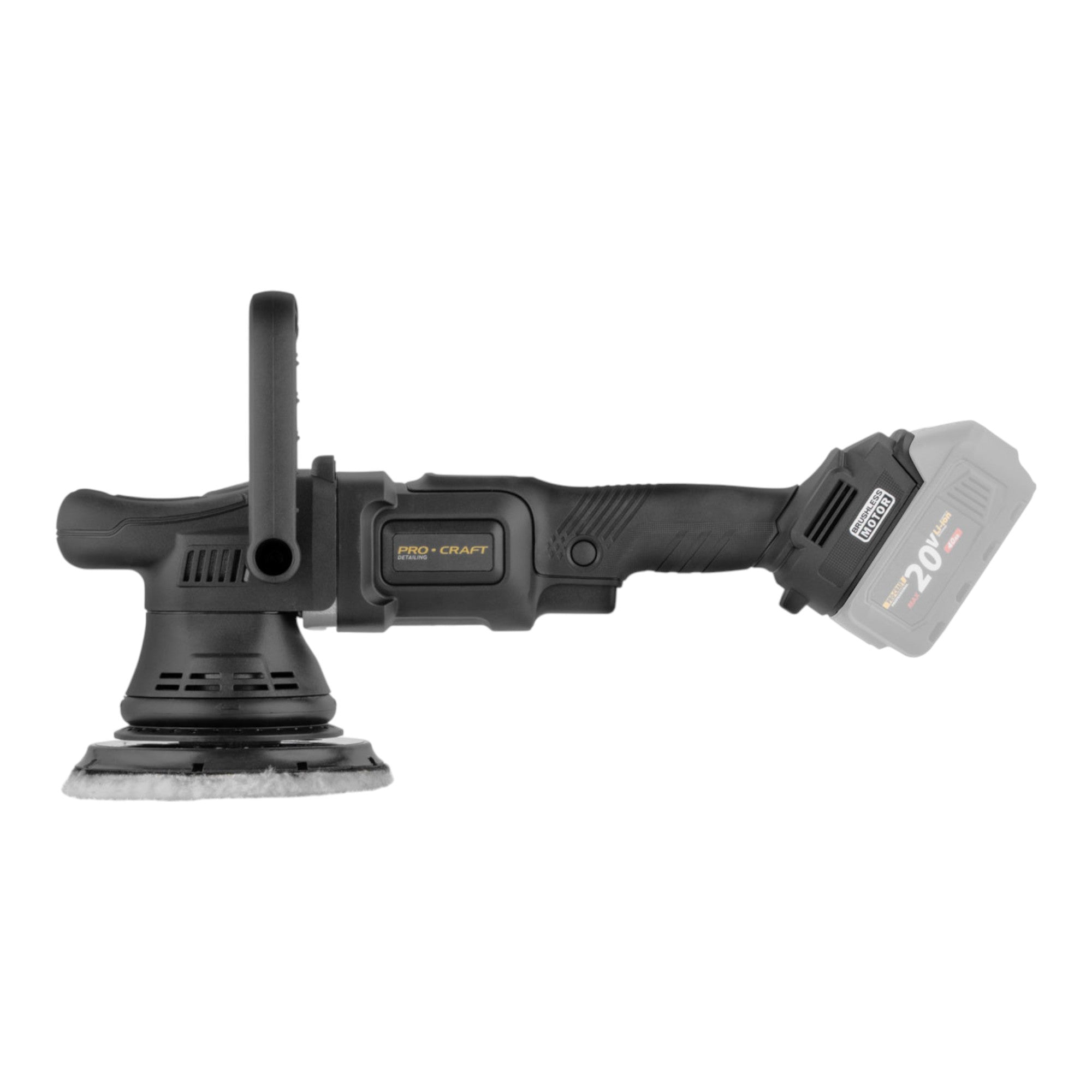 Procraft PM22bb Akku Poliermaschine 20 Volt 150 mm 1x Akku 2 0 Ah ohne Ladegeraet 2 - toolbrothers