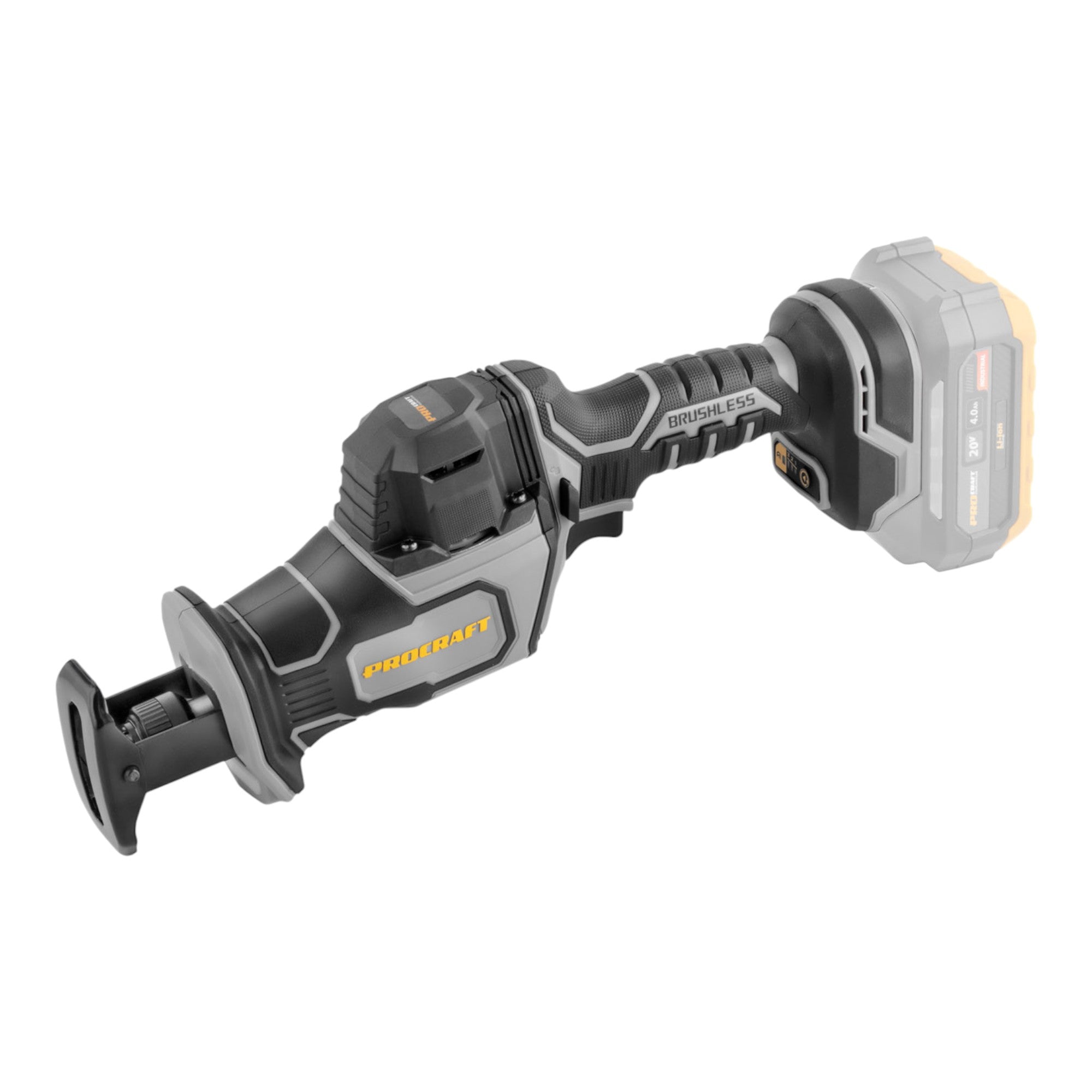 Procraft Industrial RS20Abb Recipro Saebelsaege 20 V Brushless 1x Akku 4 0 Ah Ladegeraet 1 - toolbrothers