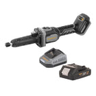 Procraft Industrial DG20A BB Akku Geradschleifer 20 V 6 mm Brushless 1x Akku 2 0 Ah Ladegeraet 0 - toolbrothers