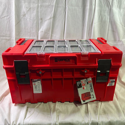 Qbrick System ONE 350 2 0 Expert RED ULTRA HD Custom Werkzeugkoffer modularer Organizer 585 x 385 x 320 mm 38 l stapelbar IP66 Beschaedigt 0 - toolbrothers