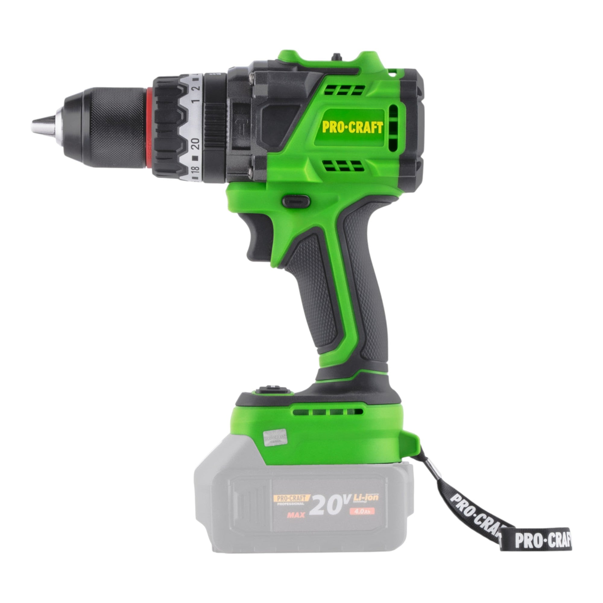 Procraft PA18ProBL BB Akku Schlagbohrschrauber 20 V 180 Nm Brushless 2x Akku 2 0 Ah Ladegeraet RHINO Toolcase 1 - toolbrothers