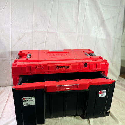 Qbrick System ONE Drawer 1 Toolbox 2 0 Red Ultra HD Custom Werkzeugbox 587 x 380 x 340 mm 32 5 L mit einer Schublade Beschaedigt 1 - toolbrothers