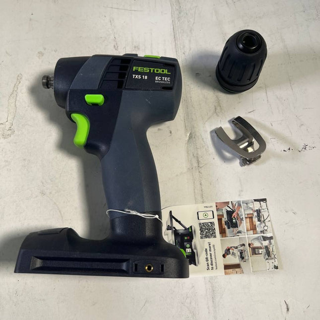 Festool TXS 18 Basic Akku Bohrschrauber 18 V 40 Nm Brushless 576894 Systainer ohne Akku ohne Ladegeraet Leicht Gebraucht 0 - toolbrothers