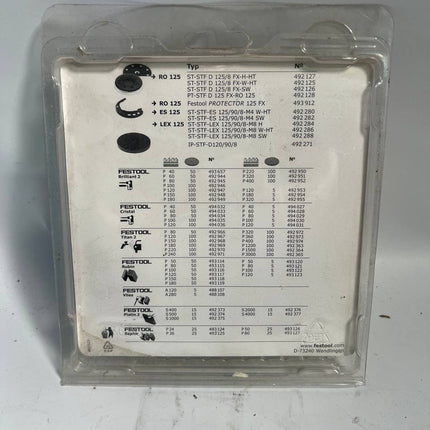 Festool Schleifteller ST STF D 125 8 FX W HT 125 mm FastFix weicher Haertegrad 492125 Gebraucht 1 - toolbrothers