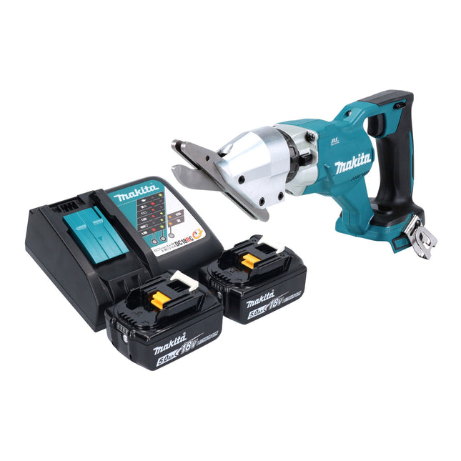 Makita DJS 800 RT Akku Faserzementschere 18 V Brushless 2x Akku 5 0 Ah Ladegeraet 0 - toolbrothers