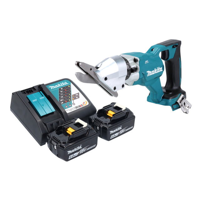 Makita DJS 800 RG Akku Faserzementschere 18 V Brushless 2x Akku 6 0 Ah Ladegeraet 0 - toolbrothers