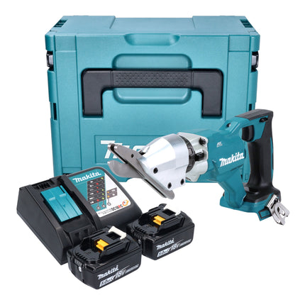 Makita DJS 800 RTJ Akku Faserzementschere 18 V Brushless 2x Akku 5 0 Ah Ladegeraet Makpac 0 - toolbrothers