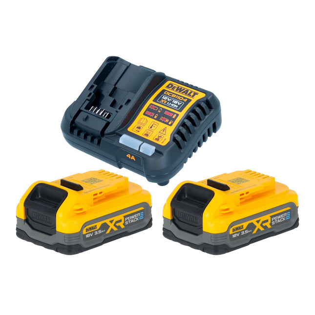 DeWalt DCB 1104 S2 Akku Starter Set mit Schnell Ladegeraet 2x Powerstack Akku 18 V 3 5 Ah 0 - toolbrothers