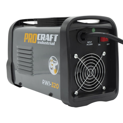 Procraft Industrial RWI 320 Inverter Schweissgeraet 5 3 kW 20 160 A MMA Schweissschutzschild Drahtbuerste weiteres Zubehoer 1 - toolbrothers