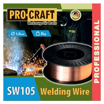 Procraft SW105 MAG Schweissdraht 1 0 mm 5 0 kg 1 - toolbrothers