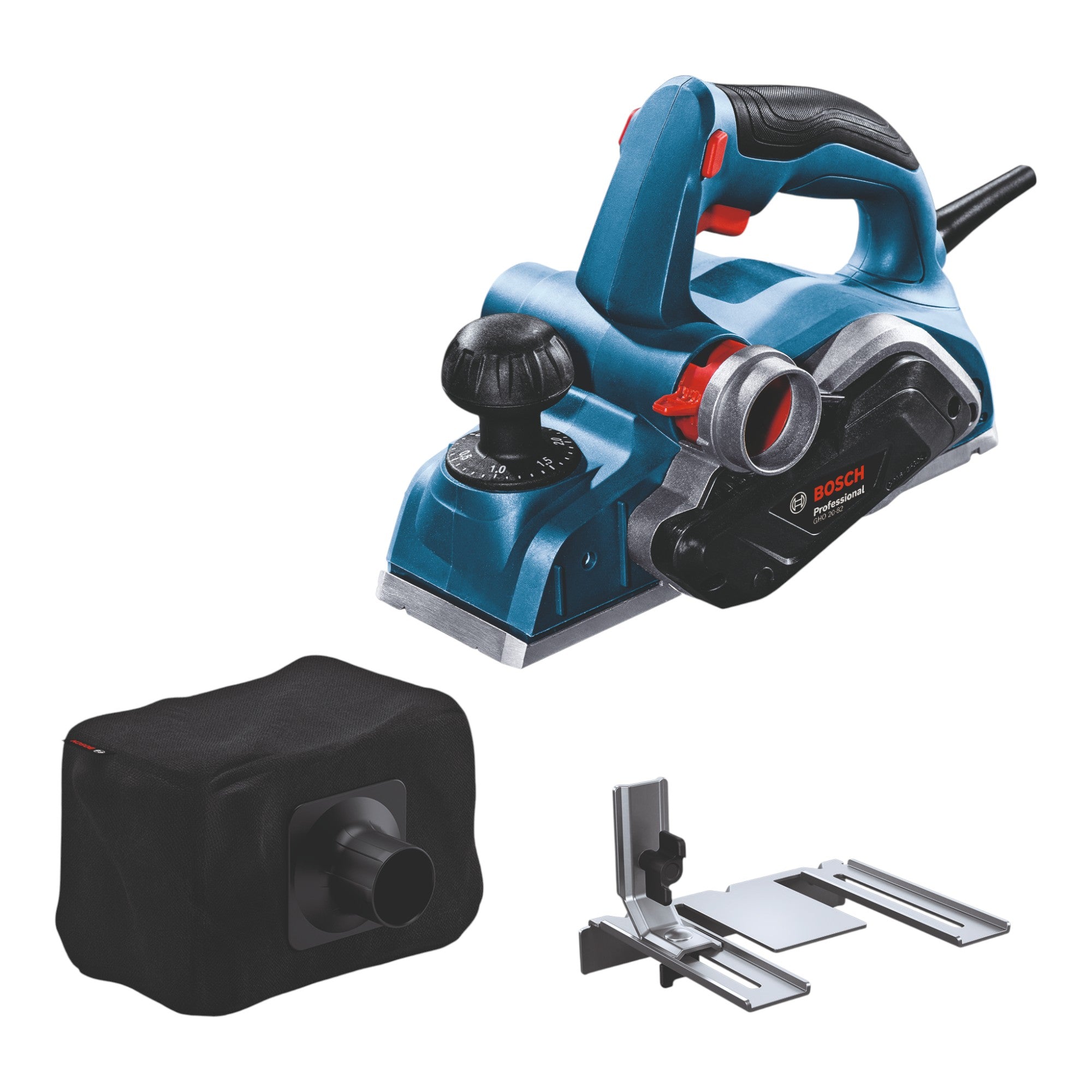 Bosch GHO 20 82 Professional Hobel 700 Watt 82 x 2 mm 06015A9100  0 - toolbrothers