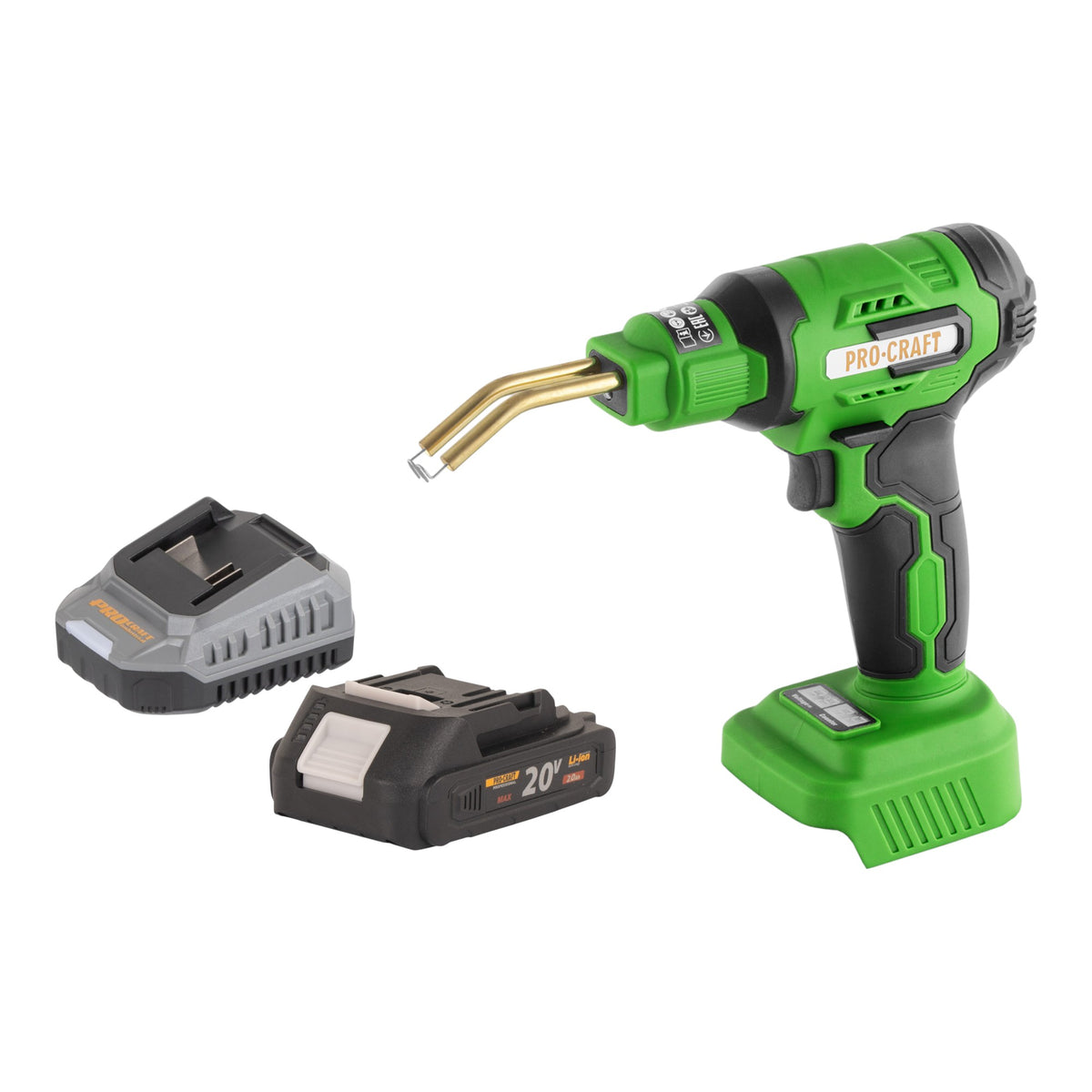 Procraft CS40-bb Poste de soudure sur batterie 20 V 600 °C 0,7 - 1,1 A + 1x batterie 2,0 Ah + chargeur + coffret