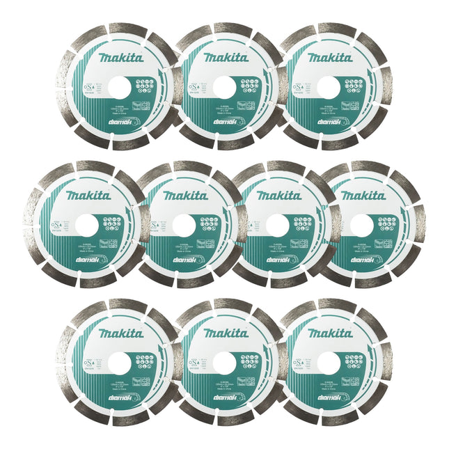 Makita 10x Diamak Diamanttrennscheibe 125 x 22 23 mm 10x D 80086  0 - toolbrothers