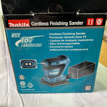 Makita DBO 480 Z Akku Schwingschleifer 18 V 112 x 102 mm Solo ohne Akku ohne Ladegeraet Reparaturgeraet 4 - toolbrothers