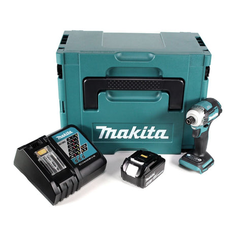 Makita DTD 170 RM1J Akku Schlagschrauber 18V 175Nm Brushless + 1x Akku 4,0Ah + Ladegerät + Makpac - Toolbrothers