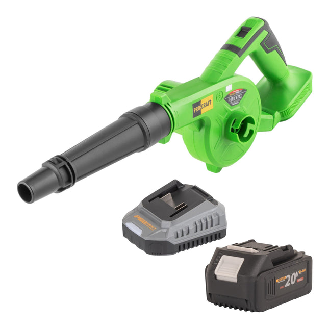 Procraft PB22bb Akku Laubblaeser 20 V 1x Akku 4 0 Ah Ladegeraet 0 - toolbrothers