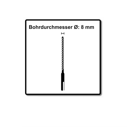 Makita NEMESIS 2 Hammer und Stahl Beton Bohrer SDS-Plus 8x215 - 5 Stück ( 5x B-58110 ) - Toolbrothers