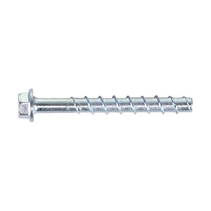 Fischer ULTRACUT FBS II Betonschraube 10x100 mm 100 Stk. ( 548743 ) Sechskantkopf SW15 Unterlegscheibe galvanisiert verzinkt + Makita NEMESIS 2 Hammer und Beton Bohrer SDS-Plus 10x215 ( B-58213 ) - Toolbrothers