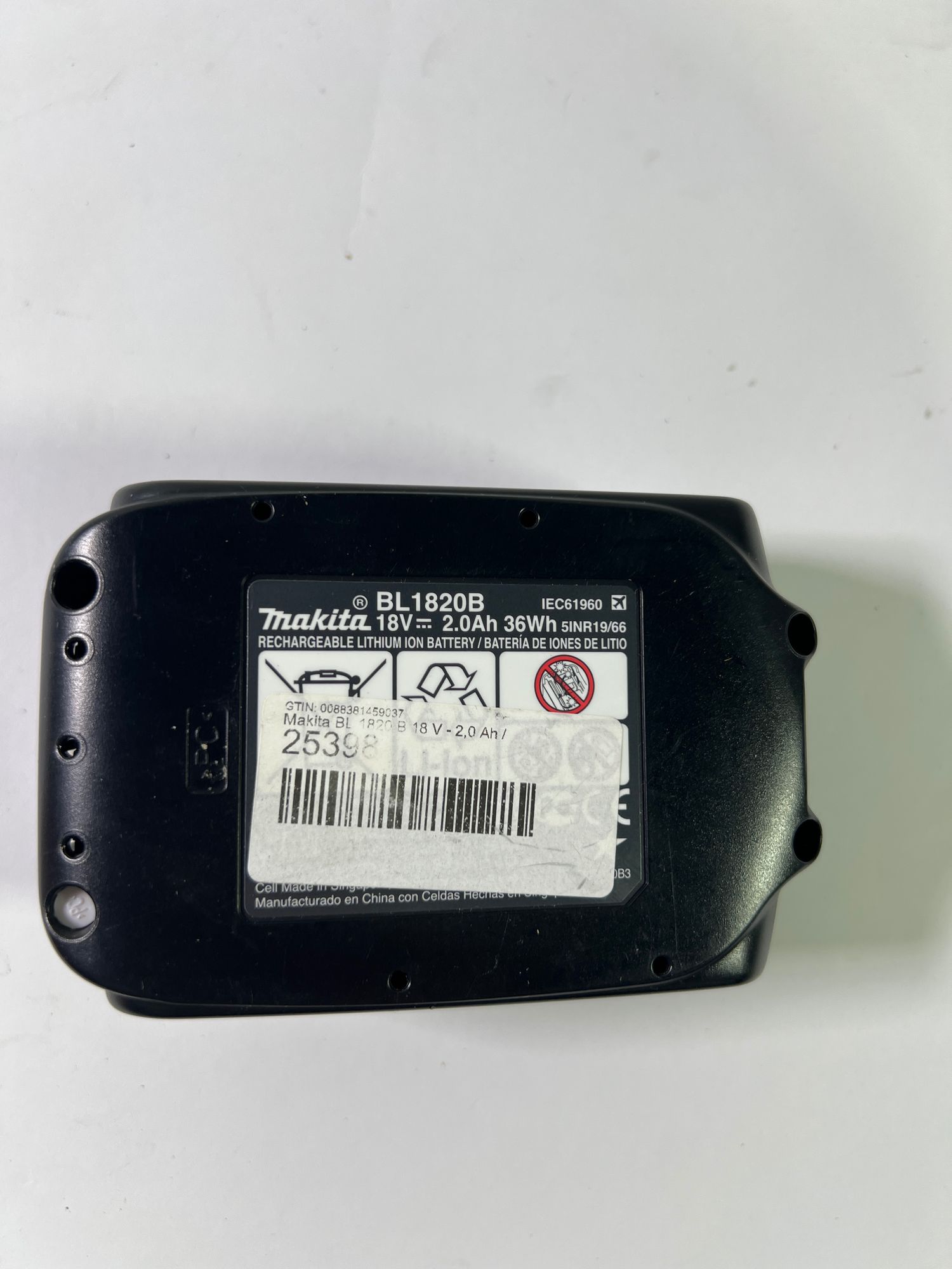 Makita BL 1820 B 18 V 2 0 Ah 2000 mAh Li Ion Akku mit LED Anzeige 197254 9 original kein Nachbau Leicht Gebraucht 0 - toolbrothers