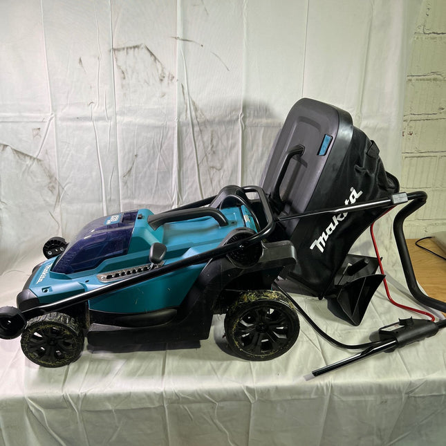 Makita DLM 330 Z Akku Rasenmaeher 18 V 33 cm 30 l Solo ohne Akku ohne Ladegeraet Reparaturgeraet 0 - toolbrothers