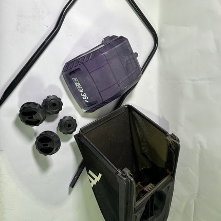 Makita DLM 382 Z Akku Rasenmaeher 36 V 2x 18 V 38 cm 40 l Mulchkeil ohne Akku ohne Ladegeraet 1 - toolbrothers