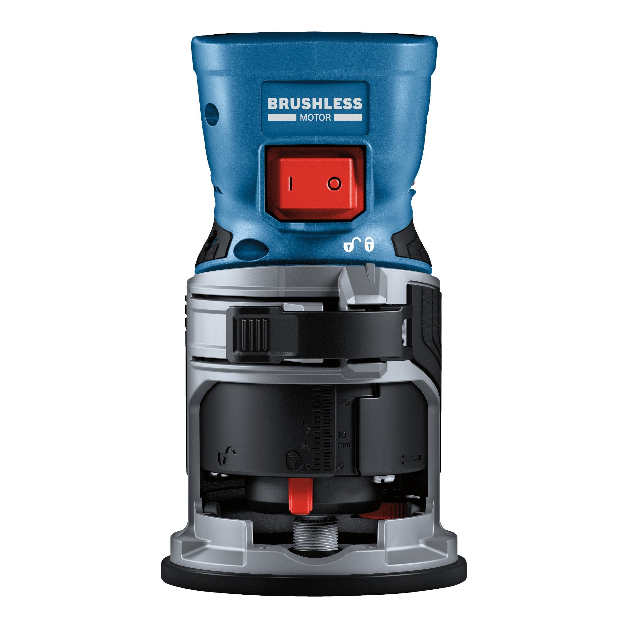 Bosch GKF 18V 8 Professional Akku Kantenfraese 18 V 8 0 mm Brushless 06016C2003 Taucheinheit L Boxx ohne Akku ohne Ladegeraet 4 - toolbrothers
