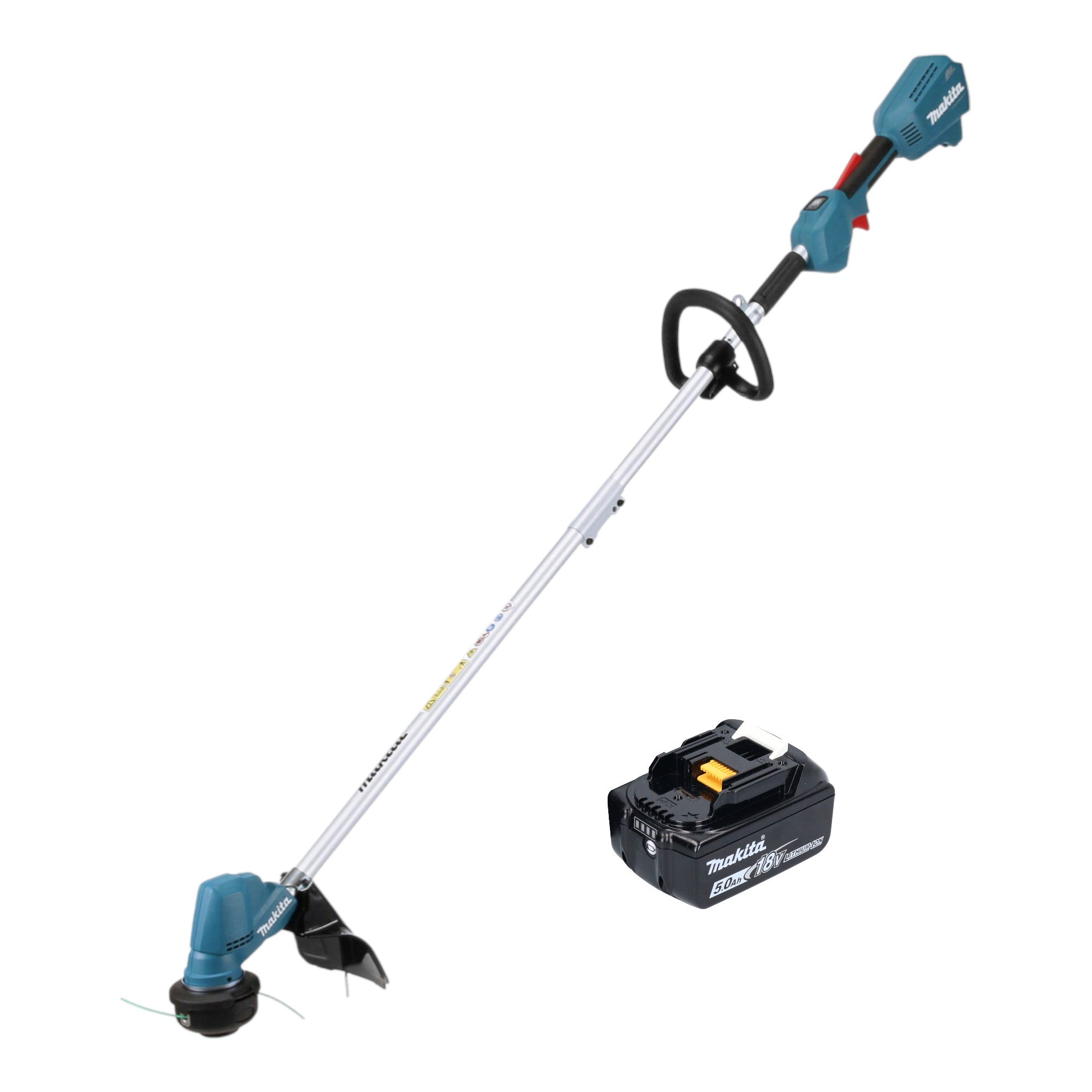 Makita DUR 192 LT1 Akku Rasentrimmer 18 V 300 mm Brushless 1x Akku 5 0 Ah ohne Ladegeraet 0 - toolbrothers