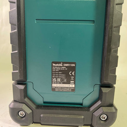 Makita DMR 110 N Akku Baustellenradio 12 V 14 4 V 18 V DAB DAB FM IP64 Solo ohne Akku ohne Ladegeraet Neuwertig 2 - toolbrothers