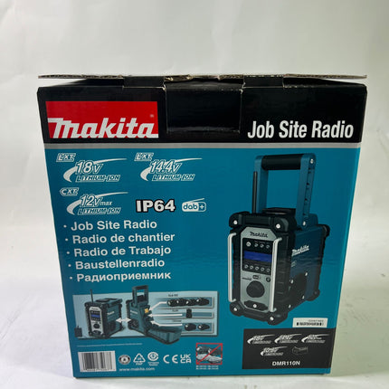 Makita DMR 110 N Akku Baustellenradio 12 V 14 4 V 18 V DAB DAB FM IP64 Solo ohne Akku ohne Ladegeraet Neuwertig 3 - toolbrothers