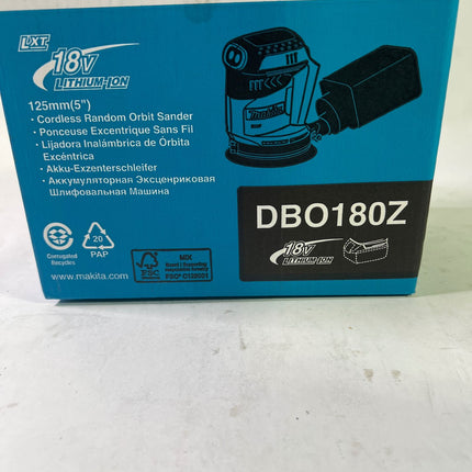 Makita DBO 180 Z Akku Exzenterschleifer 18 V 125 mm Solo ohne Akku ohne Ladegeraet Gebraucht 3 - toolbrothers
