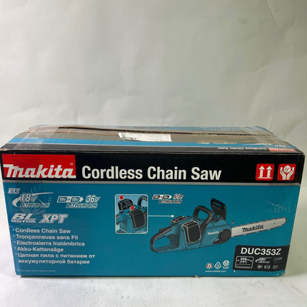 Makita DUC 353 Z Akku Kettensaege 36V 2x18V Brushless 35 cm Solo ohne Akku ohne Ladegeraet Gebraucht 3 - toolbrothers
