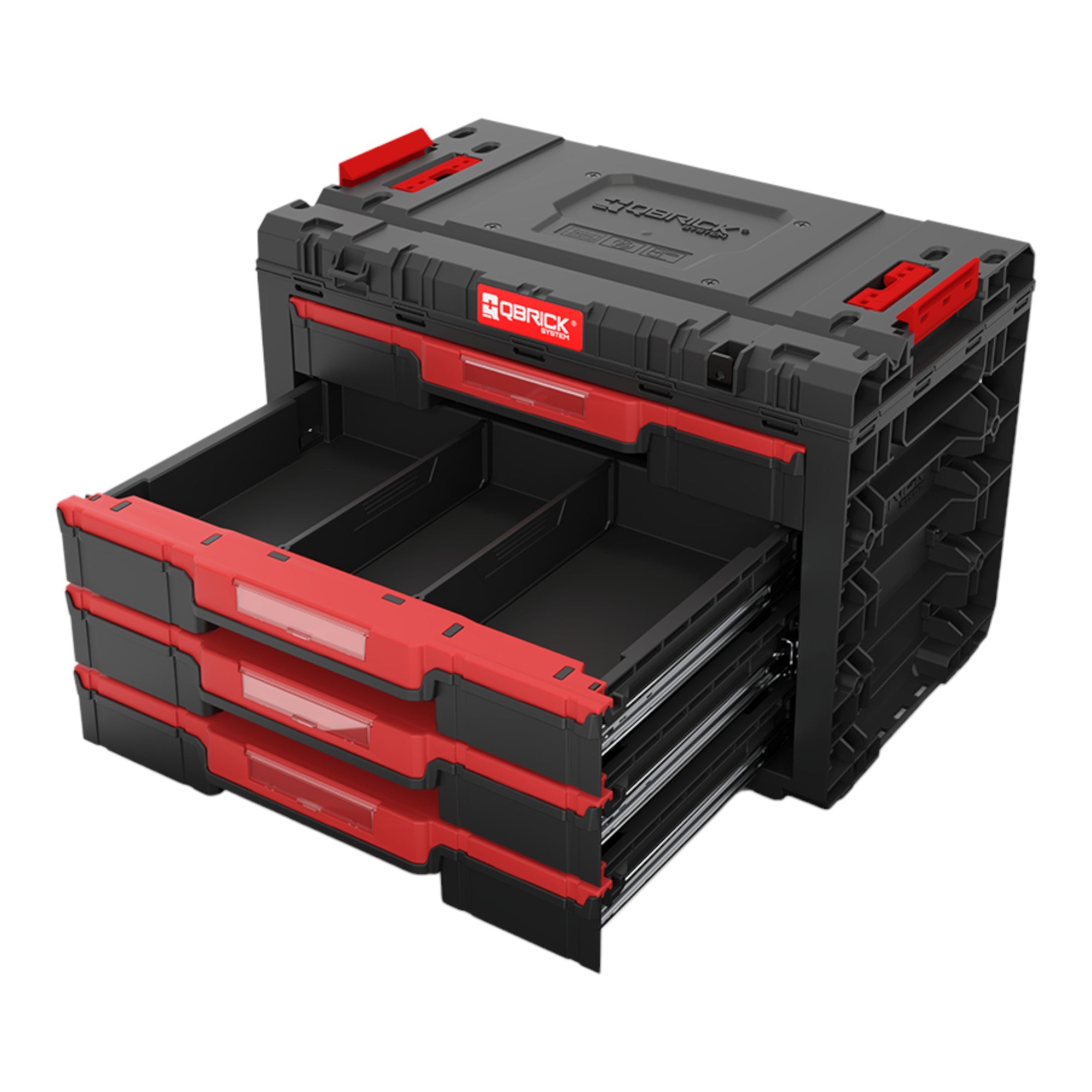 Qbrick System PRIME Drawer 4 Toolbox Basic modularer Werkzeugkasten mit 4 Schubladen 542 x 335 x 369 mm 21 2 l 1 - toolbrothers