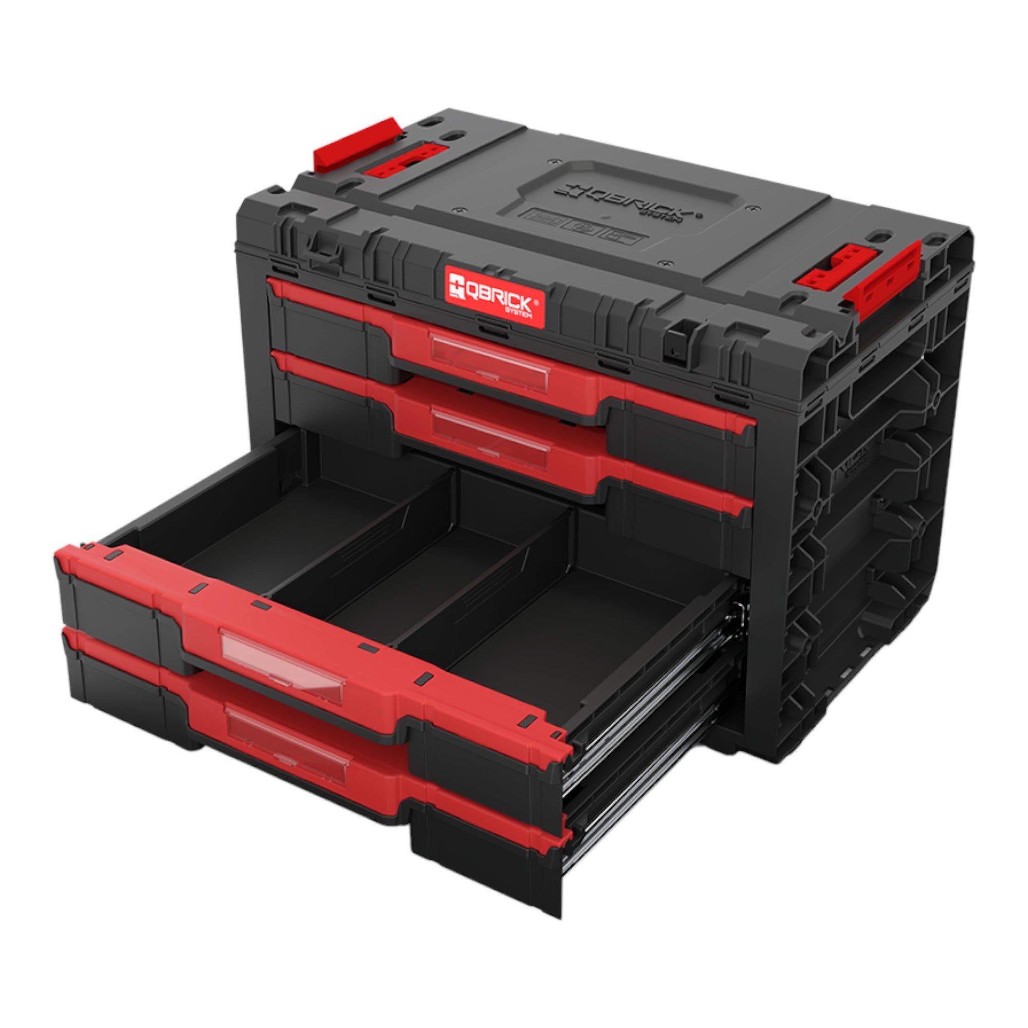 Qbrick System PRIME Drawer 4 Toolbox Basic modularer Werkzeugkasten mit 4 Schubladen 542 x 335 x 369 mm 21 2 l 2 - toolbrothers