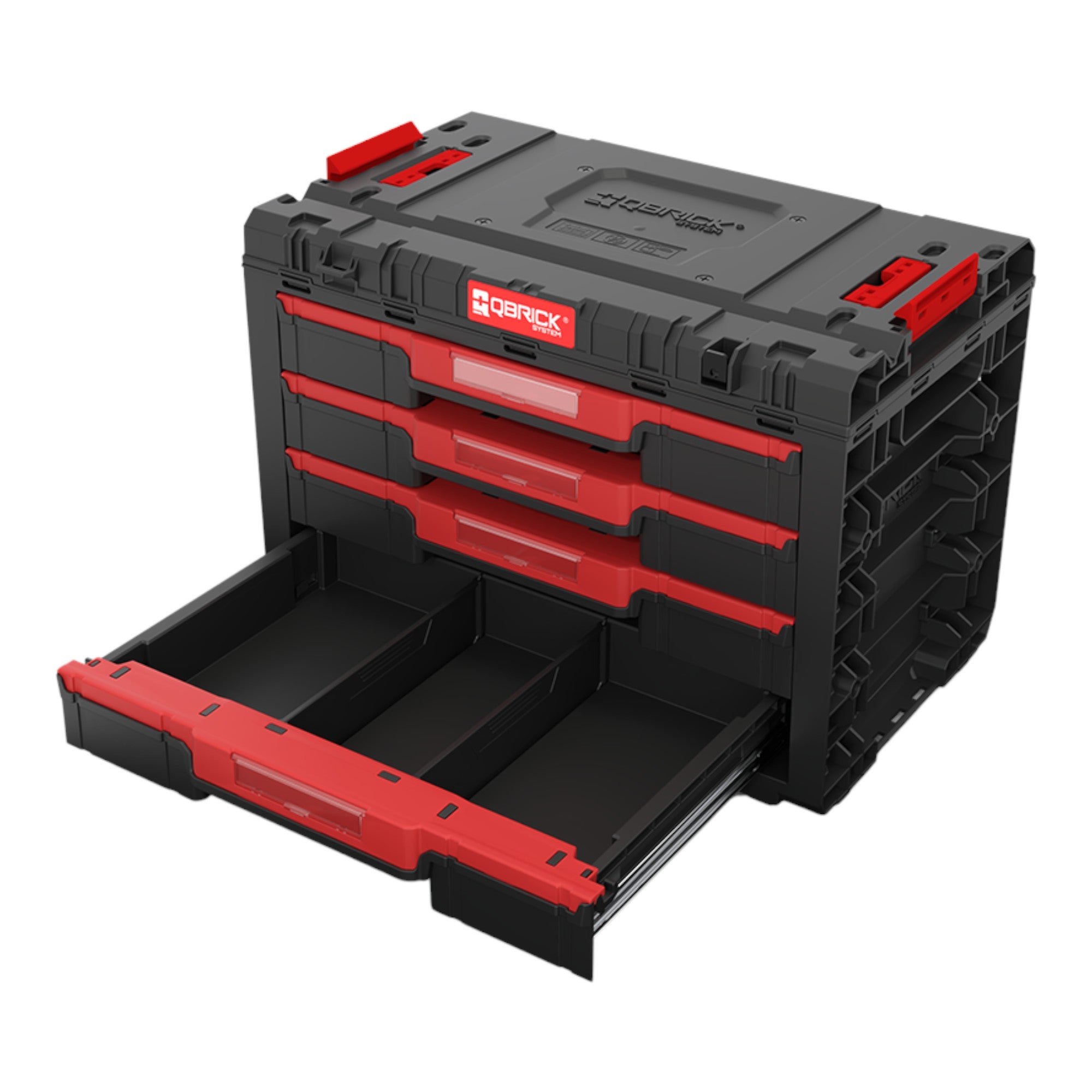 Qbrick System PRIME Drawer 4 Toolbox Basic modularer Werkzeugkasten mit 4 Schubladen 542 x 335 x 369 mm 21 2 l 3 - toolbrothers