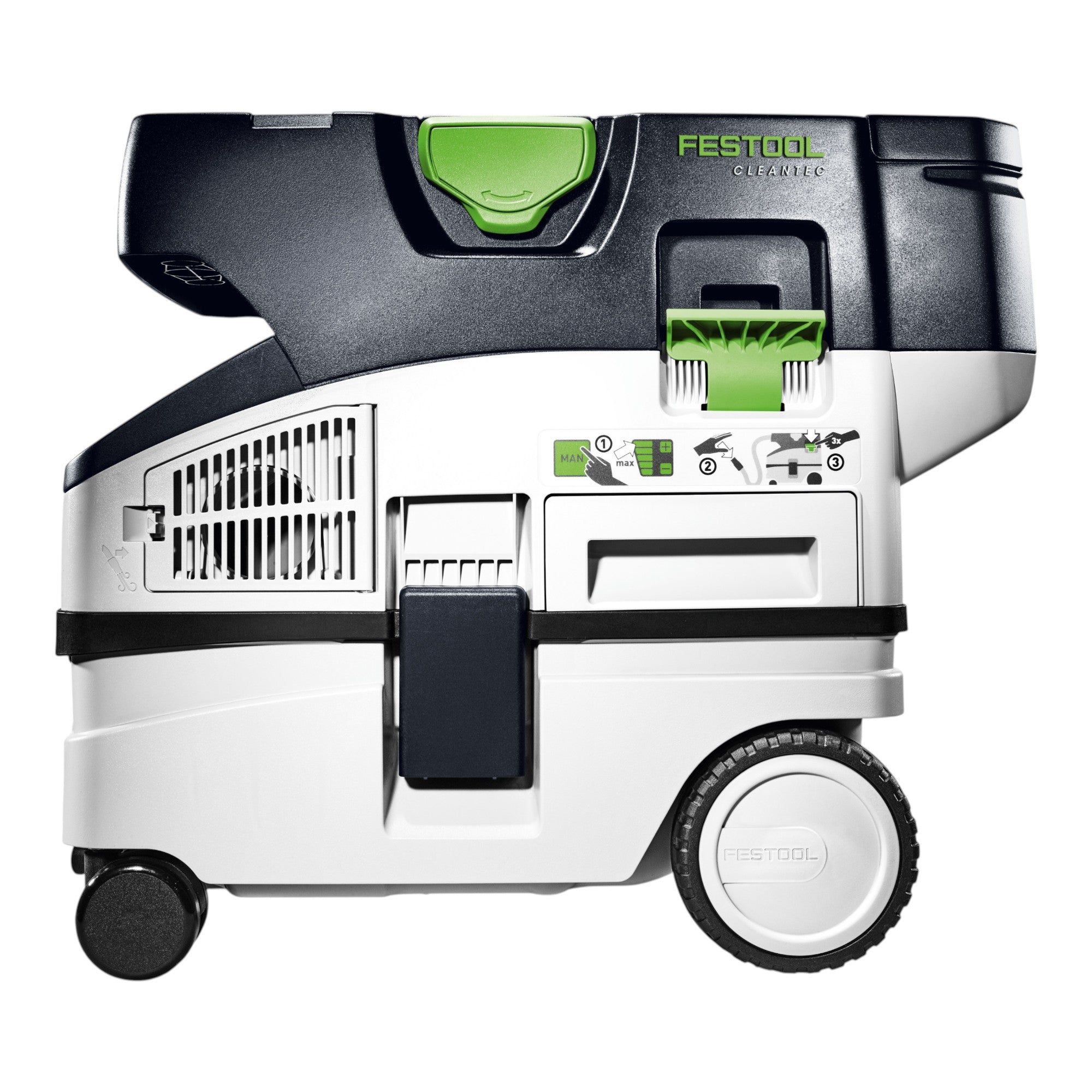 Festool CTLC MINI I Basic Akku Absaugmobil 36 V 2x 18 V Staubkl L 4x Akku 5 0 Ah Doppelladegeraet Systainer 2 - toolbrothers