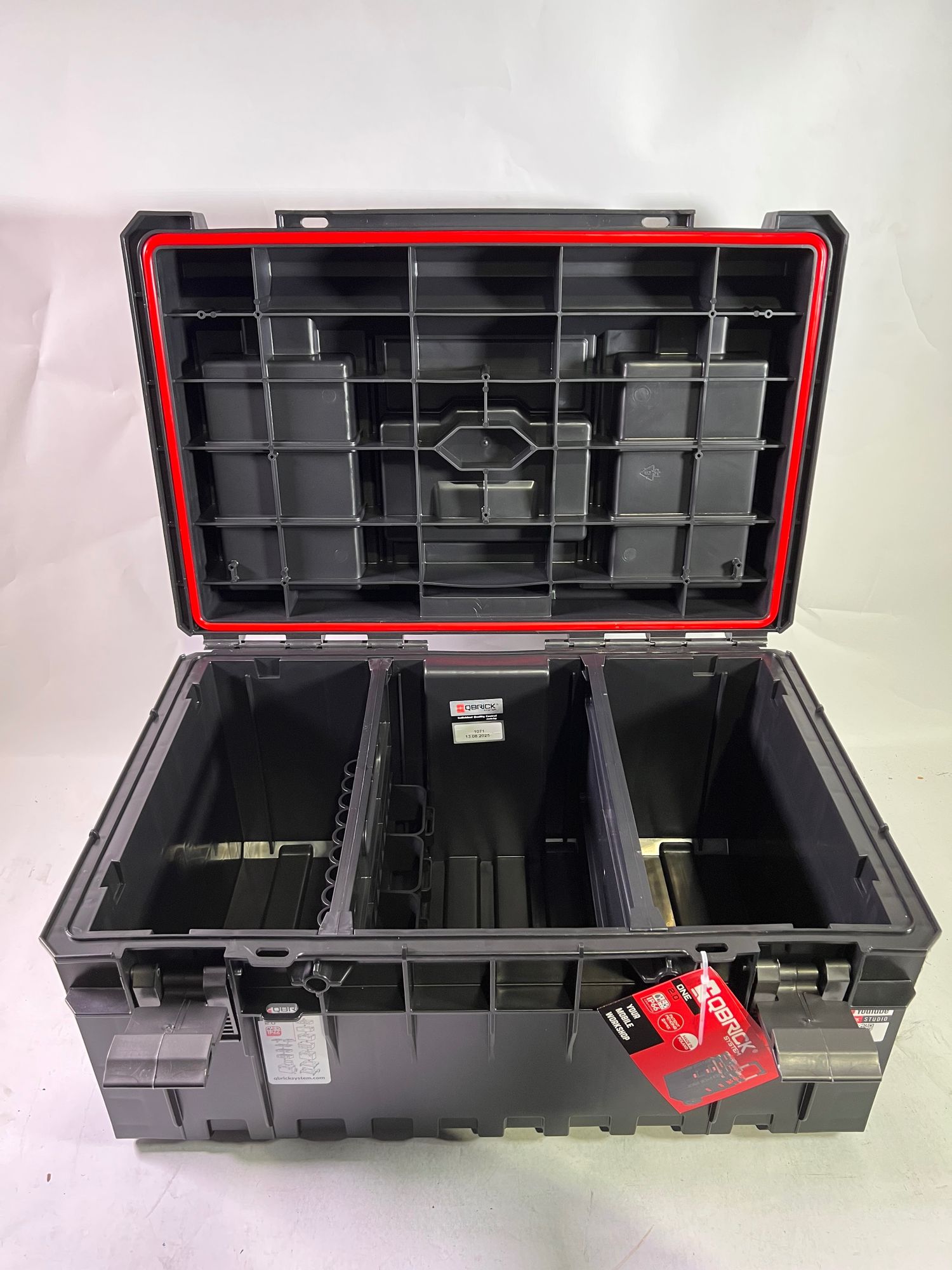 Qbrick System ONE 350 2 0 Profi Werkzeugkoffer 585 x 385 x 320 mm 38 l stapelbar IP66 Gebraucht 1 - toolbrothers