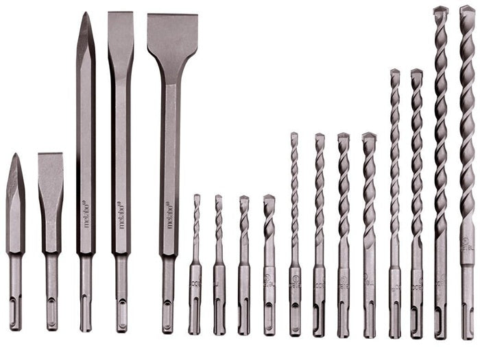 Metabo Bohrer Meisselset SDS plus SP 17 tlg Koffer 628414000  2 - toolbrothers