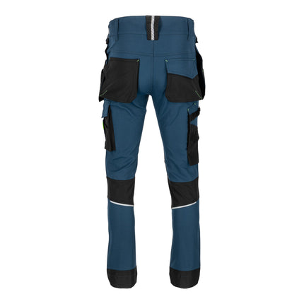 LAHTI PRO Stretch Arbeitshose Groesse XXL L4056005 blau schwarz gruen 2 - toolbrothers