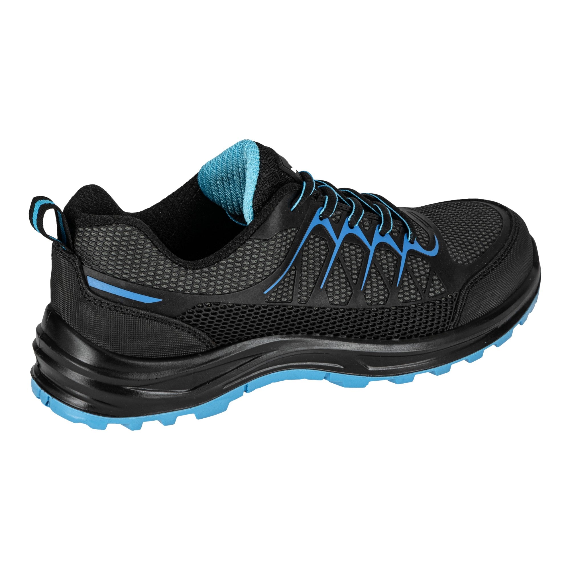 LAHTI PRO Sicherheitshalbschuh KPU Mesh S1P SRC Groesse 46 L3042246 schwarz blau 3 - toolbrothers